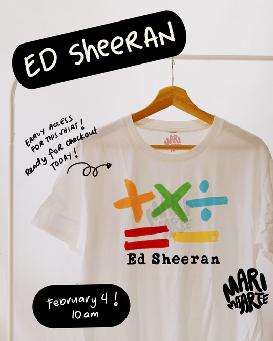 ED SHEERAN MATHEMATICS TOUR 1 SHIRT