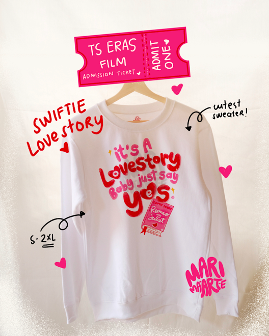 SWIFTIE LOVE STORY PULLOVER
