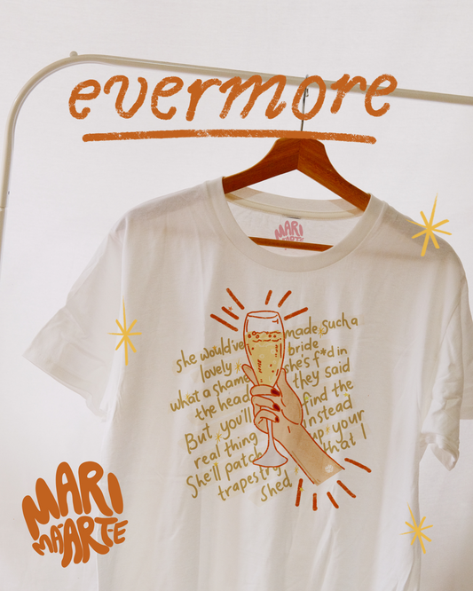 SWIFTIE EVERMORE CHAMPAGNE PROBLEMS SHIRT