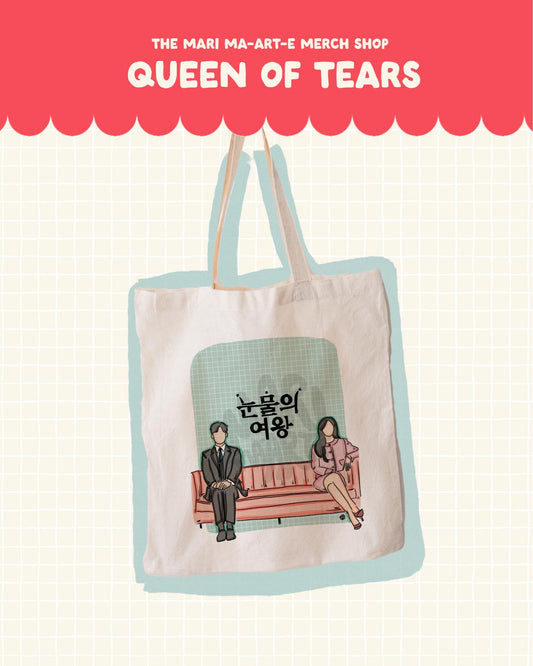 QUEEN OF TEARS COUCH TOTE BAG