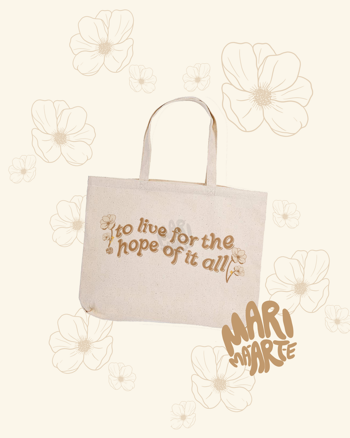 SWIFTIE FOLKLORE TO LIVE FOR THE HOPE OF IT ALL TOTE BAG