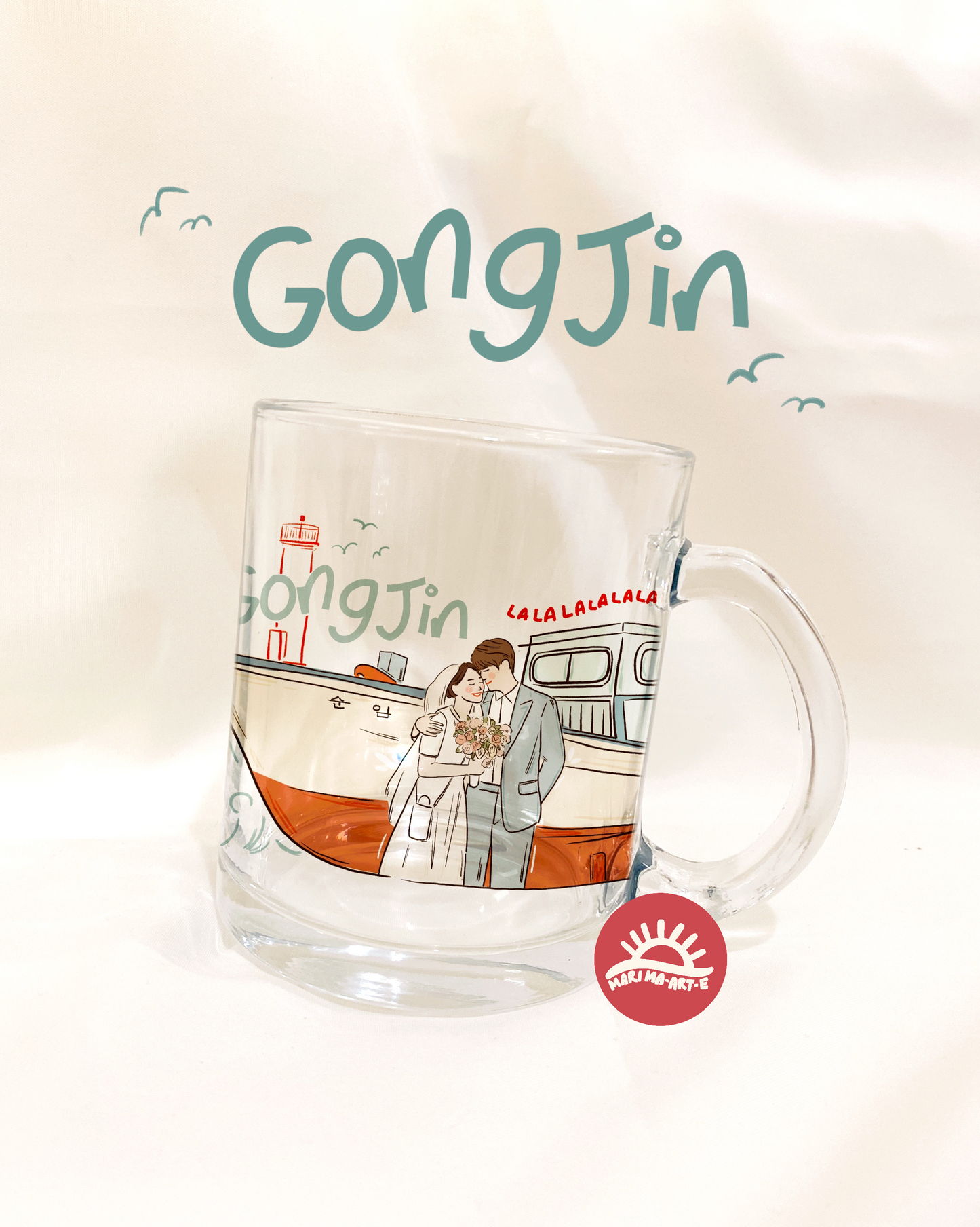 HOMETOWN CHA-CHA-CHA GLASS MUG 3 (GONGJIN)