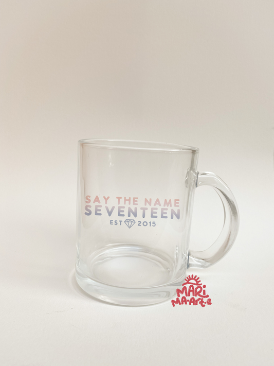 SEVENTEEN SAY THE NAME GLASS MUG