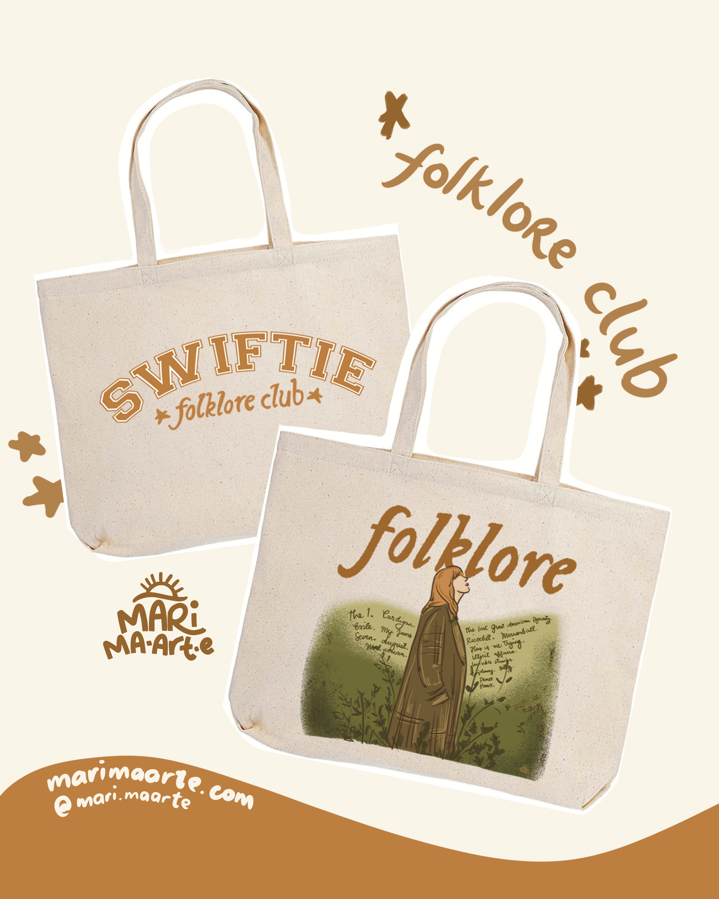 TAYLOR SWIFT FOLKLORE TOTE