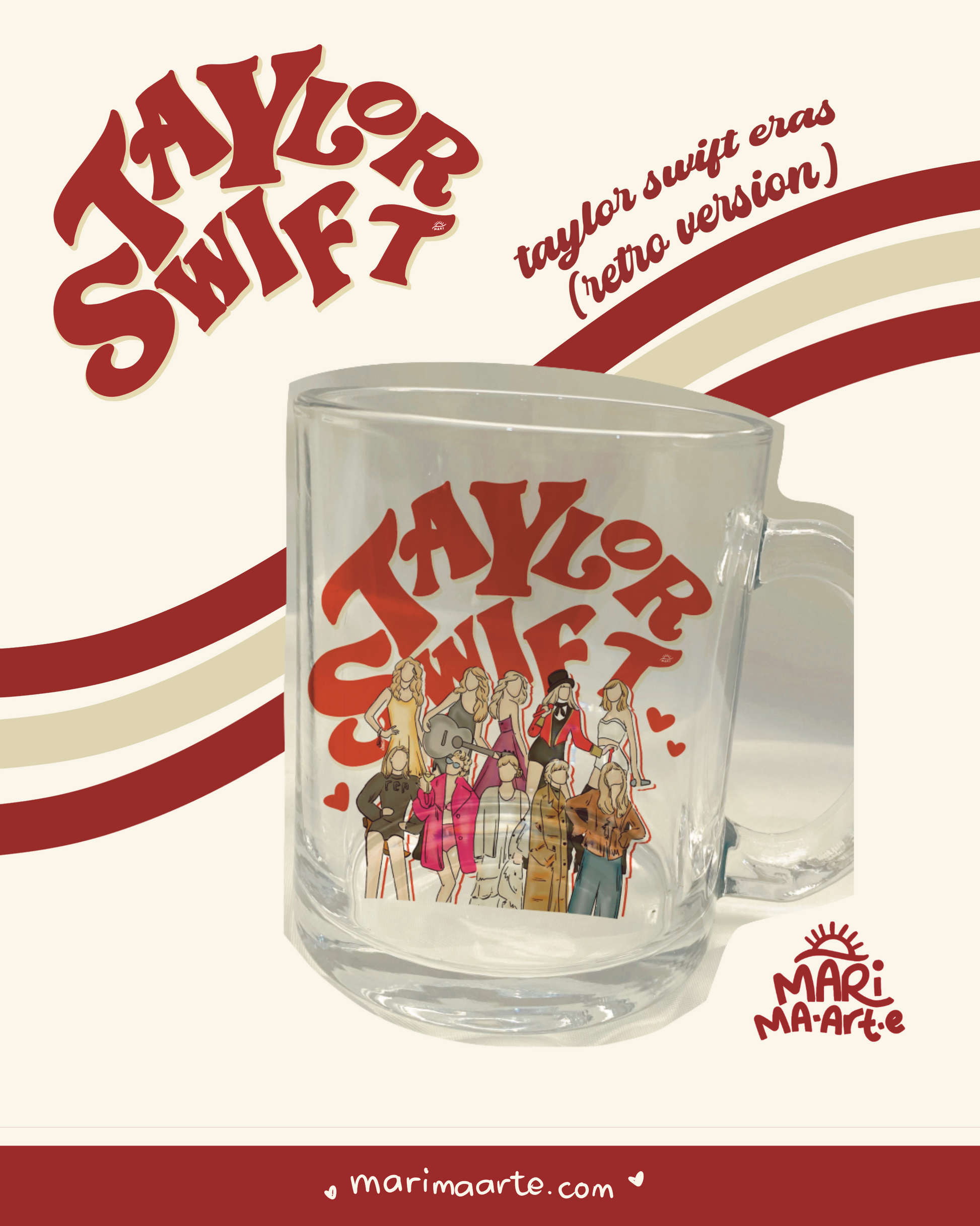 Taylor Swift Eras Glass Can Cup