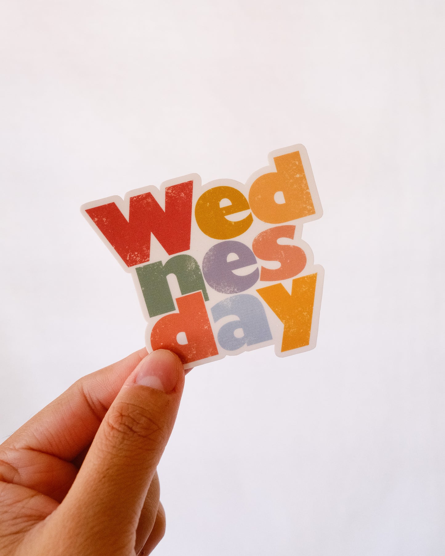 WEDNESDAY STICKER (PACK OF 2 PIECES)
