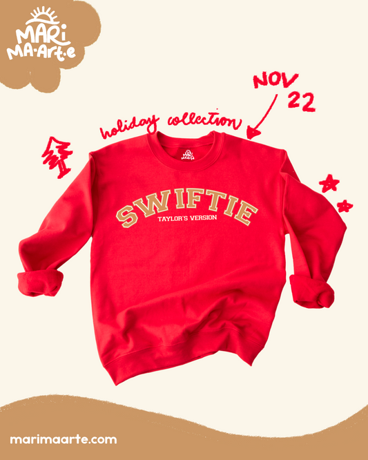 TAYLOR SWIFT SWIFTIE RED PULLOVER