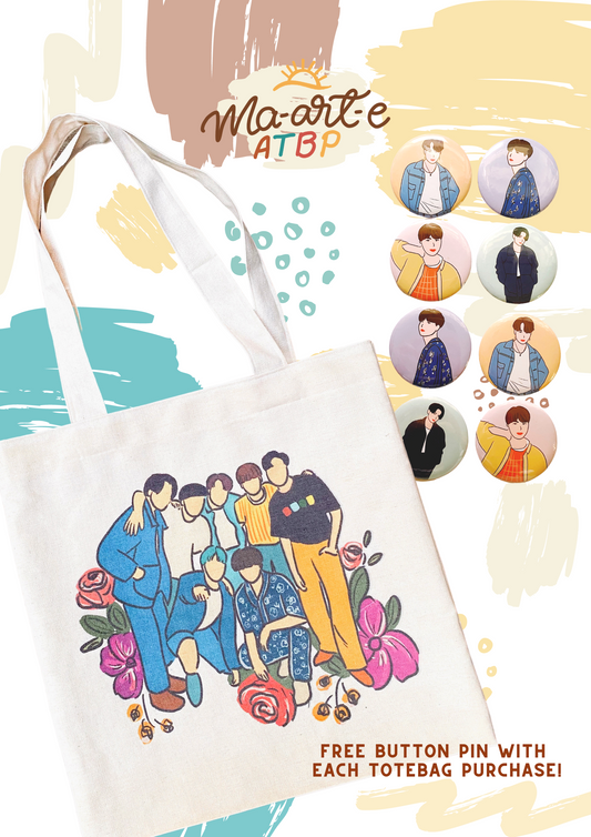 PURPLE HEART COLLECTION - BTS TOTE BAG