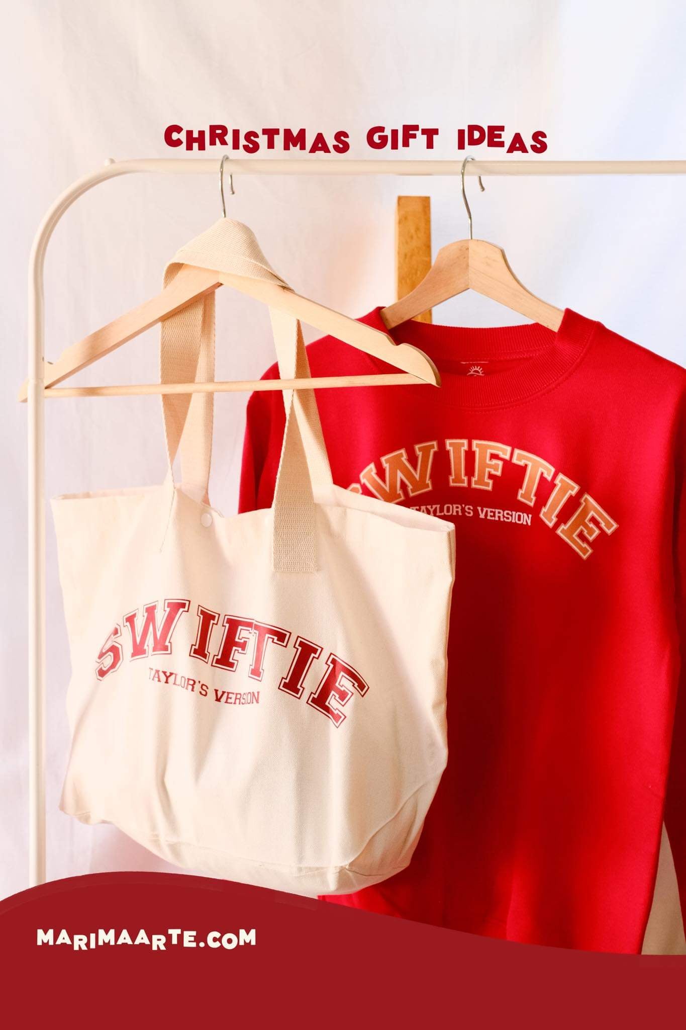 TAYLOR SWIFT RED SWEATER AND TOTE BUNDLE