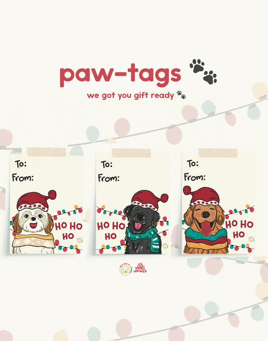 MAARTE PAWS GIFT TAGS