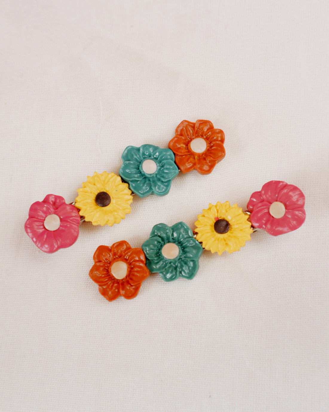 SUMMER ‘21 FLORAL HAIRCLIPS (PACK OF 2)