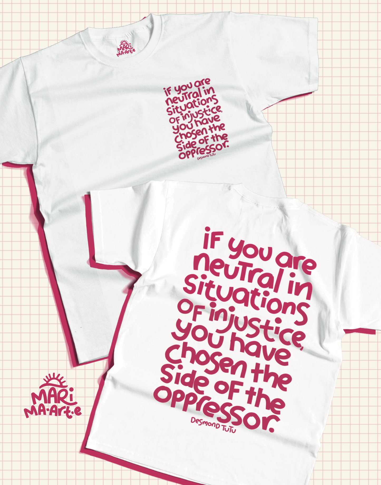 OPPRESSOR QUOTE (FRONT & BACK) SHIRT