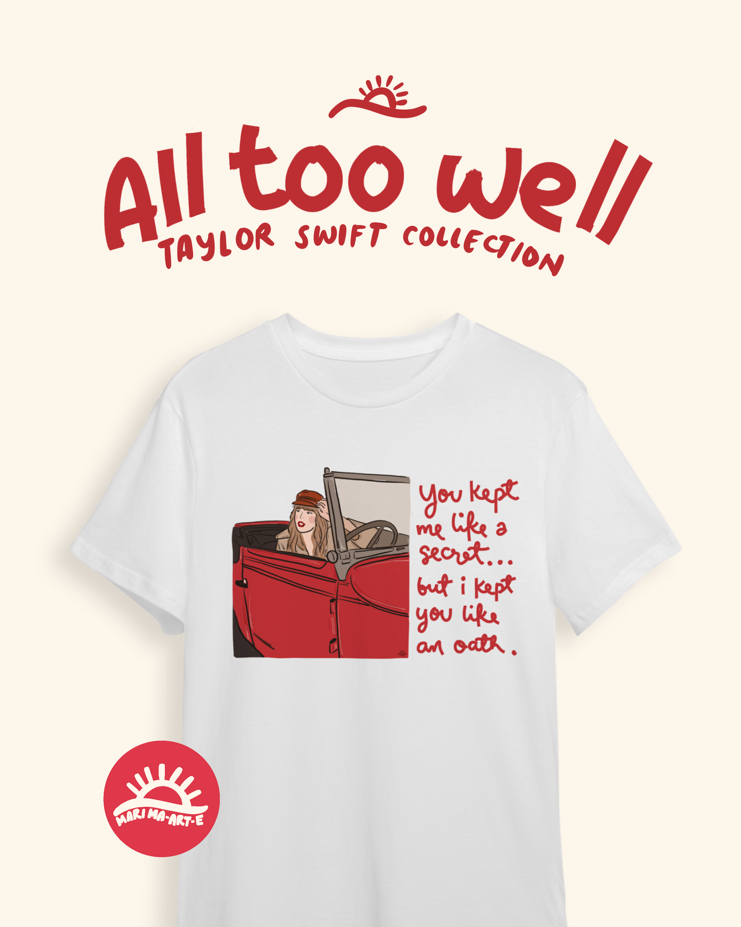 TAYLOR SWIFT ALL TOO WELL SHIRT
