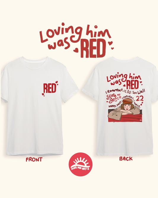 TAYLOR SWIFT RED SHIRT
